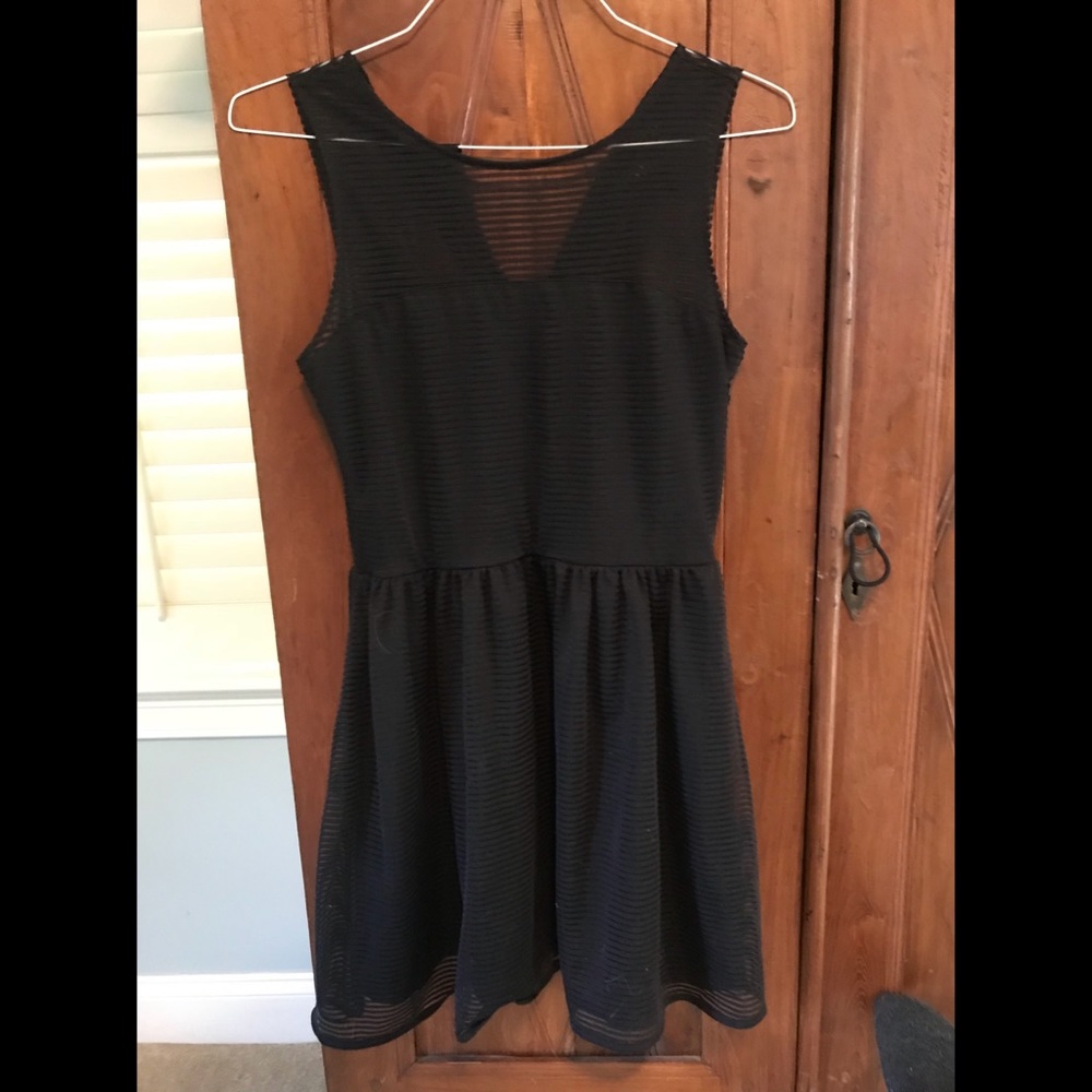 Semi-formal little black dress